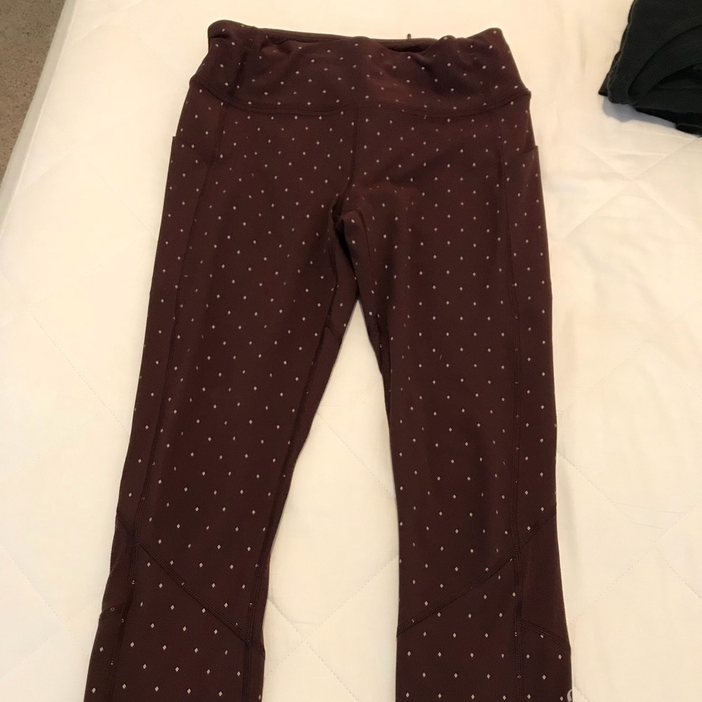 Reflective dots luxtreme leggings, BURGUNDY!